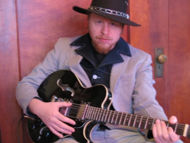 Luke Corliss performing
